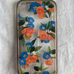Tangerine Floral iPhone case